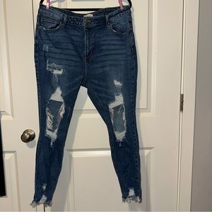 Cello Distressed Mom Jeans - Size 14